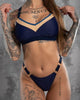 ARUBA BATHING TOP NAVY BLUE