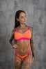 ARUBA BATHING TOP NEON ORANGE 3D