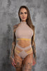 EMPIRE SHORTS BABY ROZE GLITTER FLUWEEL