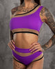 PURPLE 3D MESH TOP SUGARFREE