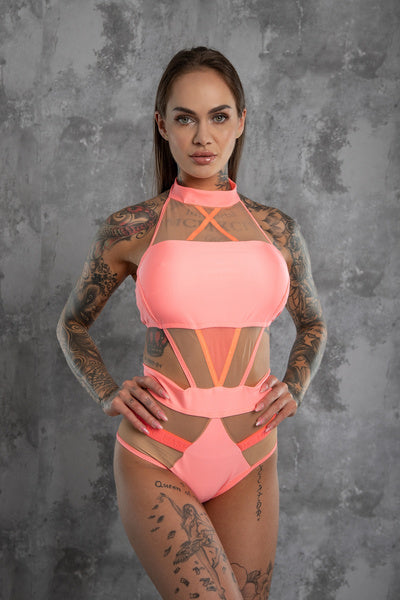 ZWARTE SHOWTIME ZWEM BODYSUIT