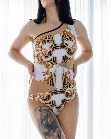 ZWARTE SHOWTIME ZWEM BODYSUIT