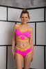 TOP CHANTALLE PINK neon 3D with orange finish