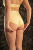 VIRGIN HIGH CUT SHORTS YELLOW PASTEL