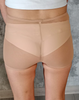 NUDE MESH SHORTS