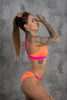 SWIMMING SHORTS ARUBA LOW /HIGH NEON ORANGE 3D