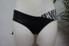SHORT ASYMETRIC BLACK LEATHER ZEBRA OUTLET -35%