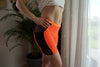 SHORT RAIDER ORANGE 3D BLACK MESH ORANGE NEON RUBBER OUTLET -50%