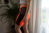 SHORT RAIDER ORANGE 3D BLACK MESH ORANGE NEON RUBBER OUTLET -50%