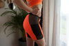 SHORT RAIDER ORANGE NEON 3D BLACK MESH BLACK RUBBER OUTLET -50%