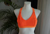 TOP LARA ORANGE NEON 3D AND ORANGE RUBBER OUTLET -35%