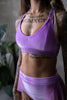 TOP LARA JELLY BELLY UNICORN PURPLE VELOUR
