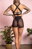 ZWARTE SET BRAVE SHORTS + MESH SHORTS