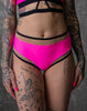 BOSS MAMMA SHORTS NEON ROZE MET ZWARTE Bies