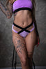 BOTTOMS  KIM JELLY BELLY UNICORN VELOR WITH BLACK STRIPES