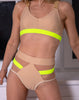 EMPIRE NUDE SHORTS NEON YELLOW FINISH