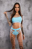 EMPIRE SHORTS BABY BLUE