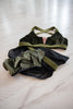 EMPIRE SHORTS OLIVE GREEN VELOR WITH A BLACK FINISH
