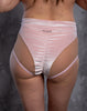 GLOW SHORTS BABY PINK GLITTER VELVET