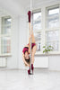GLOW SHORTS BURGUNDY GLITTER VELVET