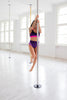 GLOW SHORTS DARK VIOLET VELVET WITH PINK FINISH