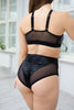 GLOW SHORTS BLACK LEATHER