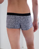 HEREN ZEBRA BOXERSHORT MET EEN ZWART BIES