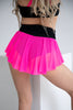 SHORTS GIRLS TRIP BLACK WITH NEON PINK MESH