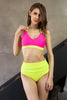 VIRGIN HIGH CUT NEON GELE SHORTS