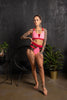 TOP KIM BARBIE PINK WITH RED RUBBER