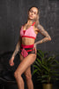 TOP KIM BARBIE PINK WITH RED RUBBER
