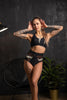 TOP KIM BLACK WITH CAMO