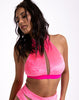 BOVENBAND BUBBLEGUM FLUWEEL
