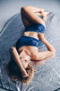 VIRGIN HIGH CUT SHORT NAVY DIAMOND LAATSTE STUKS (RECYCLING)