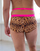 YOGA MEN WARME PANTER MET EEN ROZE AFWERKING