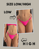 SHORT ARUBA LOW/HIGH PINK NEON ECONYL OUTLET -20%