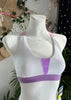 TOP KIM WHITE 3D UNICORN VELVET AND PURPLE/BABY PINK RUBBER OUTLET -40%