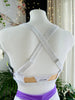 TOP LARA WHITE VELOUR AND WHITE RUBBER OUTLET -40%