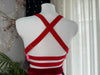 TOP KIM BABY PINK VELVET AND RED FINISH OUTLET -35%