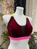 TOP KIM BURGUNDY VELOUR AND YELLOW PINK RUBBER OUTLET -35%