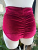 WAVE SHORTS BURGUNDY MULTICEKIN VELOUR  OUTLET -25%