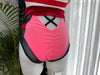 EMPIRE BABY PINK VELVET AND RED FINISH OUTLET -30%