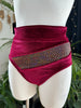 WAVE SHORTS BURGUNDY MULTICEKIN VELOUR  OUTLET -25%