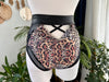 SAUCY SHORTS PANTHERE PRINT WITH MATTE SKIN OUTLET -30%