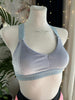 TOP LARA BABY BLUE VELVET OUTLET -40%