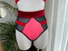 EMPIRE BABY PINK VELVET AND RED FINISH OUTLET -30%