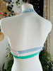 TOP KIM WHITE 3D UNICORN VELVET AND GREEN /BABY BLUE RUBBER OUTLET -40%
