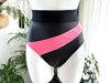 WAVE SHORTS LEATHER WITH PINK VELVET OUTLET