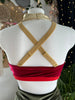 TOP POSH RED MAILLE NUDE WITH GOLD FINISH OUTLET -35%