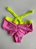 SHORT MESH BABY PINK WITH YELLOW NEON OUTLET -25%